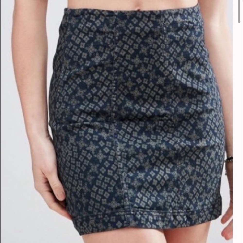 Free People Denim Skirt